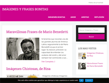 Tablet Screenshot of imagenesfrasesbonitas.com